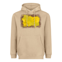 Mushroom gemstone yellow leopard background Heavyweight Hoodie - JahusDesignShop