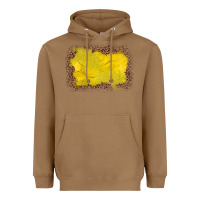 Toasted Coconut gemstone yellow leopard background Heavyweight Hoodie - JahusDesignShop