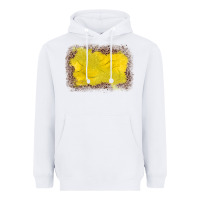 White gemstone yellow leopard background Heavyweight Hoodie - JahusDesignShop