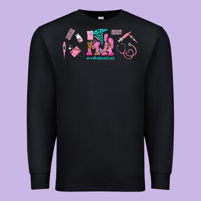 Medical Assistant Elements Premium Sweatshirt Designed By Adodesignshop