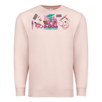 Pale Pink medical assistant elements Premium Sweatshirt - AdoDesignShop
