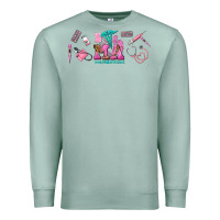 Seafoam medical assistant elements Premium Sweatshirt - AdoDesignShop