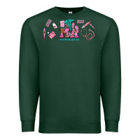 Sports Green medical assistant elements Premium Sweatshirt - AdoDesignShop