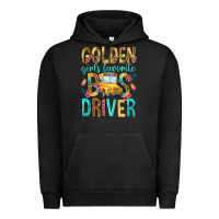 Pigment Black golden girls favorite bus driver Urban Hoodie - NancyCooperArtShop