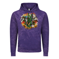 Cloud Purple cowhide aztec sunflowers cactus Vintage Hoodie - AdoDesignShop