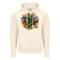 Vintage Artic cowhide aztec sunflowers cactus Vintage Hoodie - AdoDesignShop