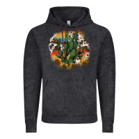 Vintage Black cowhide aztec sunflowers cactus Vintage Hoodie - AdoDesignShop