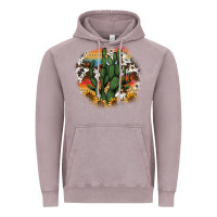 Vintage Zinc cowhide aztec sunflowers cactus Vintage Hoodie - AdoDesignShop