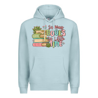 Blue Mist so many books so little time Premium Hoodie - MaliasSmallBusiness