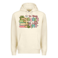 Sandshell so many books so little time Premium Hoodie - MaliasSmallBusiness