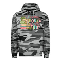 Slate Camo so many books so little time Premium Hoodie - MaliasSmallBusiness