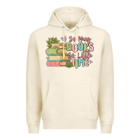 Tofu so many books so little time Premium Hoodie - MaliasSmallBusiness
