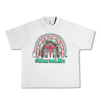 Lunar Rock nurse life rainbow Urban Heavy Tee - RanaPortraitStore