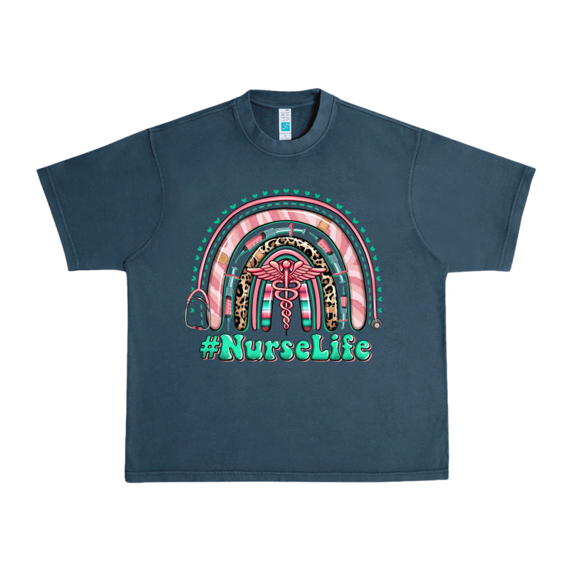 Nurse Life Rainbow Urban Heavy Tee by RanaPortraitStore | Teevron