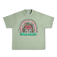 Oil Green nurse life rainbow Urban Heavy Tee - RanaPortraitStore