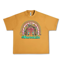 Peanut Butter nurse life rainbow Urban Heavy Tee - RanaPortraitStore