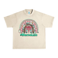 Sandshell nurse life rainbow Urban Heavy Tee - RanaPortraitStore