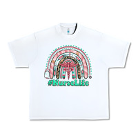 White nurse life rainbow Urban Heavy Tee - RanaPortraitStore