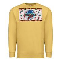 Antique Gold all american girl Premium Sweatshirt - Artiststas
