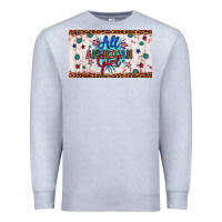 Heather Grey all american girl Premium Sweatshirt - Artiststas