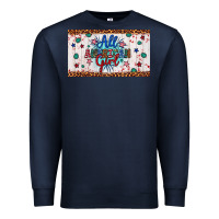 Navy all american girl Premium Sweatshirt - Artiststas
