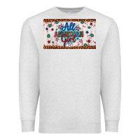 Oatmeal Heather all american girl Premium Sweatshirt - Artiststas