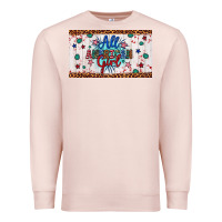 Pale Pink all american girl Premium Sweatshirt - Artiststas