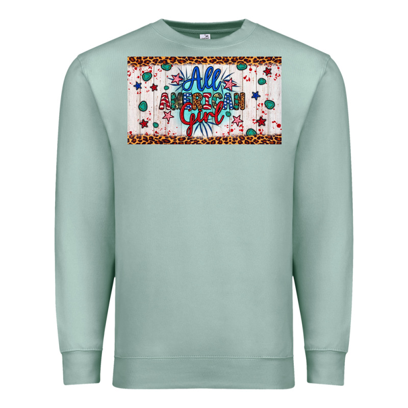 All American Girl Premium Sweatshirt by Artiststas | Teevron