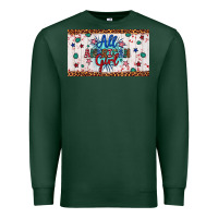 Sports Green all american girl Premium Sweatshirt - Artiststas