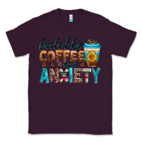 Plum fueled by coffee and anxiety Classic Tee - Zillion Design Studio