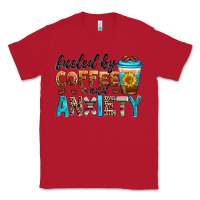 Red fueled by coffee and anxiety Classic Tee - Zillion Design Studio