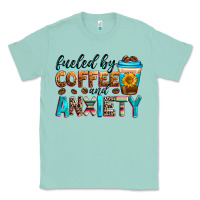 Seafoam fueled by coffee and anxiety Classic Tee - Zillion Design Studio