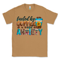 Toasted Coconut fueled by coffee and anxiety Classic Tee - Zillion Design Studio