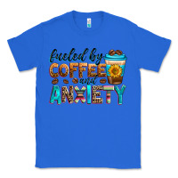 True Royal fueled by coffee and anxiety Classic Tee - Zillion Design Studio