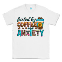 White fueled by coffee and anxiety Classic Tee - Zillion Design Studio