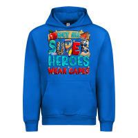 Cobalt not all super heroes wear capes Urban Hoodie - NancyCooperArtShop