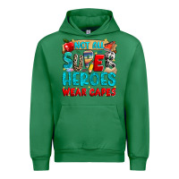 Emerald not all super heroes wear capes Urban Hoodie - NancyCooperArtShop