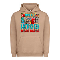Pigment Burro not all super heroes wear capes Urban Hoodie - NancyCooperArtShop