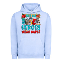 Pigment Grape Ice not all super heroes wear capes Urban Hoodie - NancyCooperArtShop
