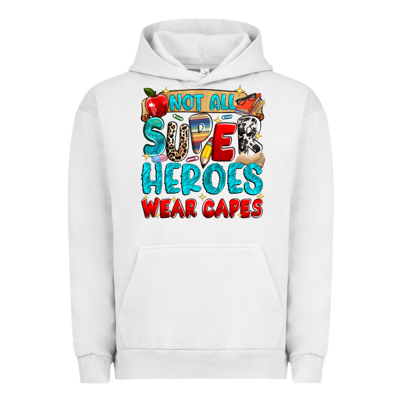 Not All Super Heroes Wear Capes Urban Hoodie by NancyCooperArtShop | Teevron