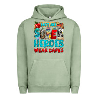 Pigment Oil Green not all super heroes wear capes Urban Hoodie - NancyCooperArtShop