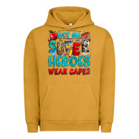 Pigment Peanut Butter not all super heroes wear capes Urban Hoodie - NancyCooperArtShop