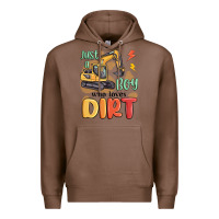 Chestnut just a boy who loves dirt Premium Hoodie - MaliasSmallBusiness