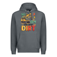 Rock just a boy who loves dirt Premium Hoodie - MaliasSmallBusiness