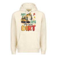 Sandshell just a boy who loves dirt Premium Hoodie - MaliasSmallBusiness