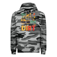Slate Camo just a boy who loves dirt Premium Hoodie - MaliasSmallBusiness