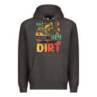 Smoke just a boy who loves dirt Premium Hoodie - MaliasSmallBusiness
