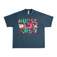 Midnight Navy nurse on duty Urban Heavy Tee - RanaPortraitStore
