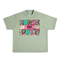 Oil Green nurse on duty Urban Heavy Tee - RanaPortraitStore