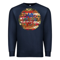 Navy all american girl Premium Sweatshirt - Artiststas